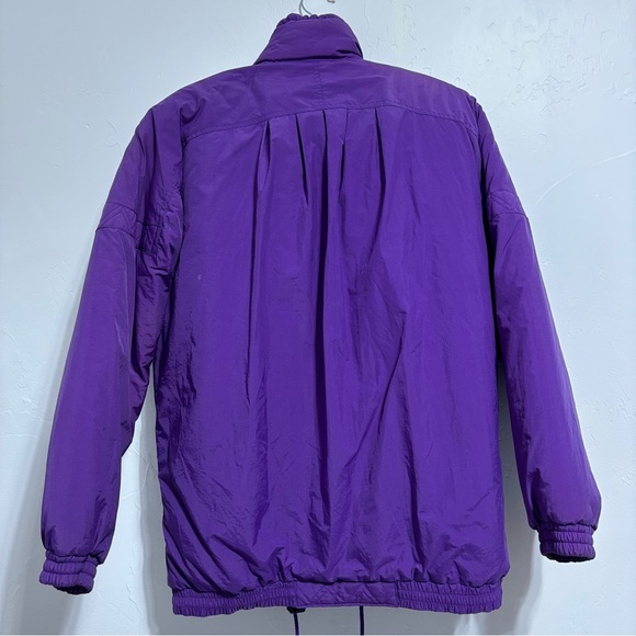 Europa Helly Hansen VTG 90s Women's Size 12 Snow Ski winter Coat Purple - Picture 4 of 8